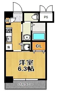 プロスパー十三【2階】の間取り