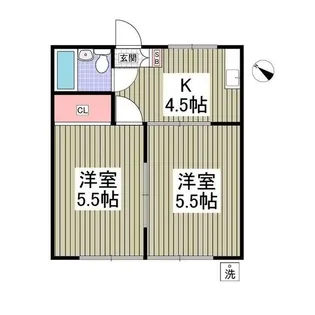 サンホーム岩槻【1階】の間取り