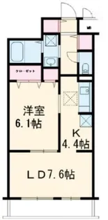 ブランヌーボー【1階】の間取り