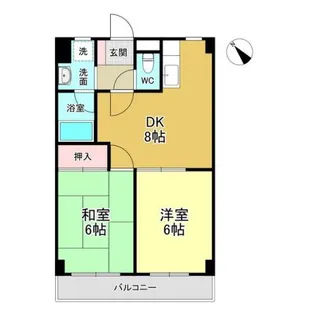 ベルヴィル杉田IIIファミーユ棟【3階】の間取り