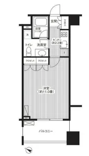 グランハイツ代々木【8階】の間取り