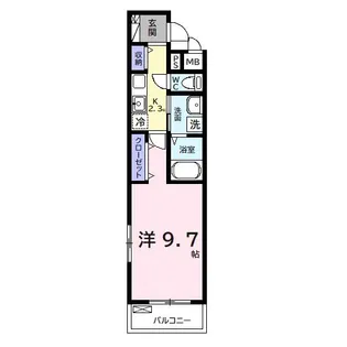 メゾンドール【2階】の間取り
