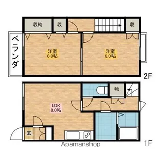 さくらメイト【2階】の間取り