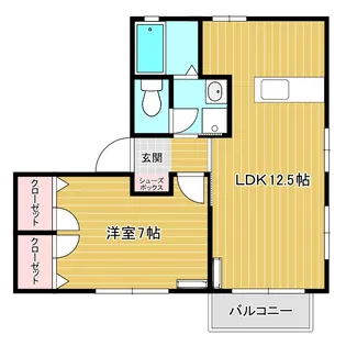 アビエスB【1階】の間取り