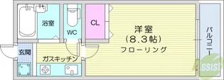 ハイマート小松島【2階】の間取り