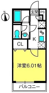 リブリ・北越谷【3階】の間取り