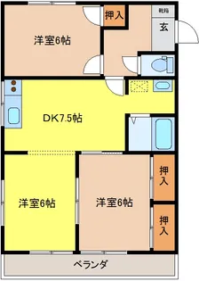 colseri(コルセリ)【3階】の間取り