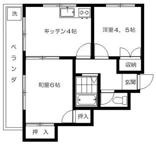 ニュー最上【3階】の間取り