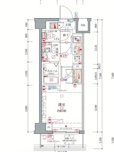 MAXIV武蔵小杉【2階】の間取り