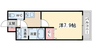 W.O.B UMEDA【10階】の間取り