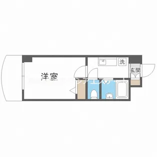 ノルデンハイムリバーサイド天神橋【8階】の間取り