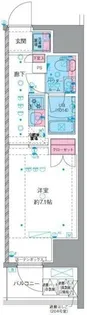 GENOVIA横浜石川町【3階】の間取り