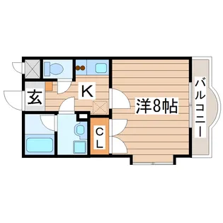 リバブルハイツII【2階】の間取り