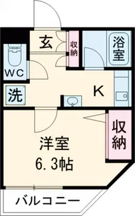 三和駒込【1階】の間取り