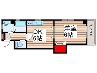 メゾンAK【2階】の間取り
