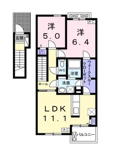 リオグランデS II【2階】の間取り