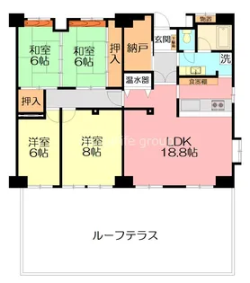 スカイコート【3階】の間取り