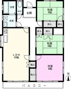 アヴァンティ【2階】の間取り