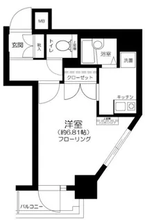 ヴェローナ品川中延【4階】の間取り