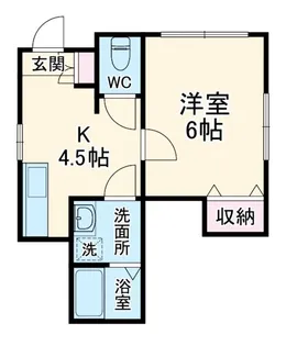 村上ハイツ【1階】の間取り