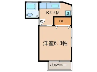 立花荘【2階】の間取り