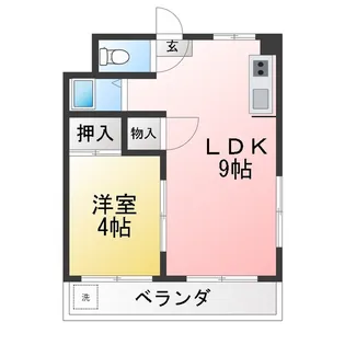 エクレームハイムI【2階】の間取り