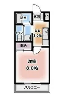 GS貮番館【2階】の間取り