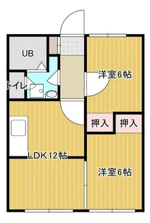 レジデンスB棟【2階】の間取り