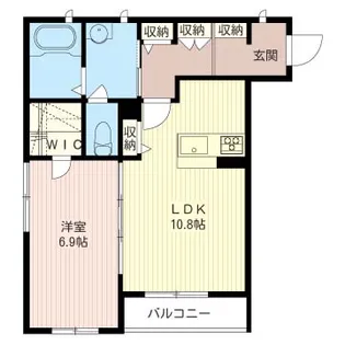 ロメリアズ【3階】の間取り