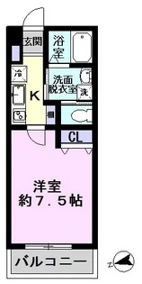 ヒューマンパレス南流山IX【3階】の間取り