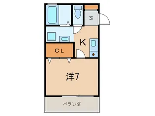 シャロン芦屋【2階】の間取り