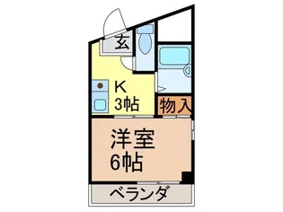 小川マンション【2階】の間取り