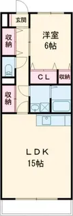 ガーデンコートTSUBASA【1階】の間取り