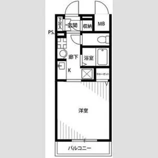 プレール学芸大学【2階】の間取り