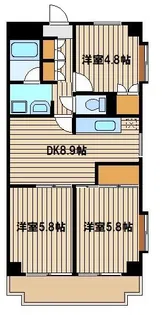 ポレール石神井【3階】の間取り