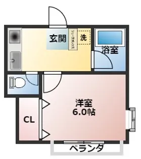 ダイタ百石町マンション【2階】の間取り