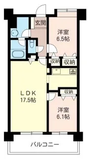 ウエストヴァレィー壱番館【3階】の間取り