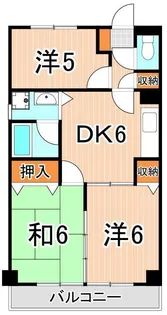 綾東ヴィレッジ壱番館【3階】の間取り