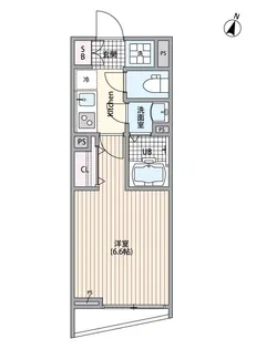 エルファーロ南麻布【1階】の間取り