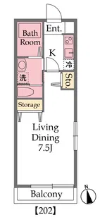 パインヴィレッジ【2階】の間取り