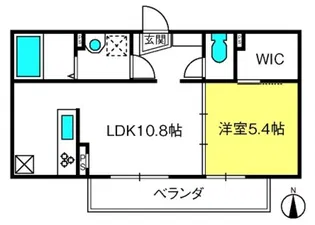 パームコテージVI番館【2階】の間取り