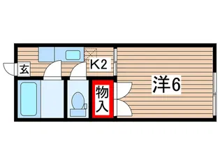 コ-ポTOM1【2階】の間取り