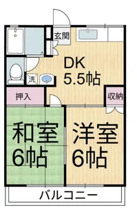 ニューグリーンハイムA【2階】の間取り