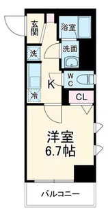 Sky Aobadai【5階】の間取り