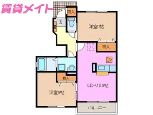 マトリス III【1階】の間取り