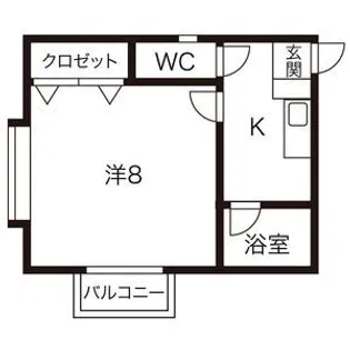 ラ・メール【2階】の間取り