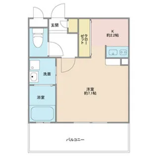 リファレンス中央町【13階】の間取り