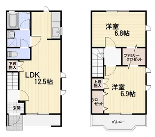 セゾンガーデン C棟の間取り