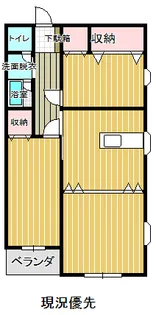 ロジュマン森II【1階】の間取り