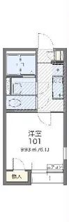 レオネクスト清明山【1階】の間取り